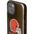 NFL Cleveland Browns Distressed iPhone 15 Impact Case